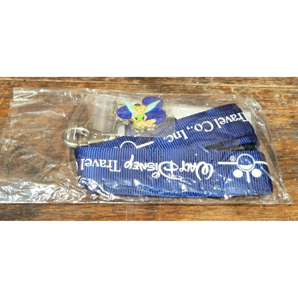 Walt Disney Travel Company Trading Pin Disneyland Tinker Bell Blue Mickey Ears